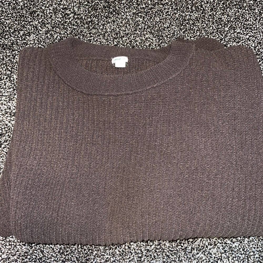 Aerie chenille crew neck sweater
